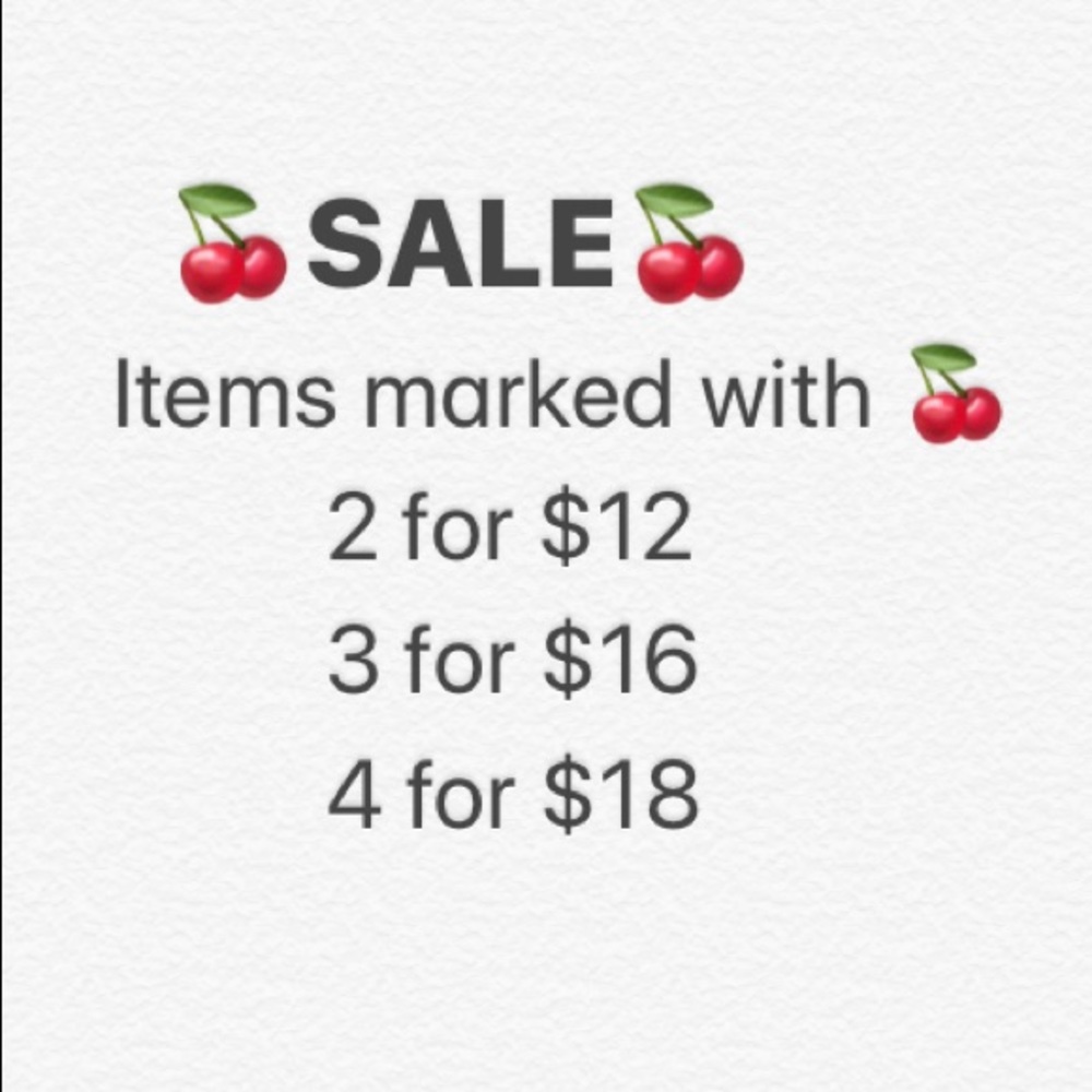 🍒🍒🍒SALE 🍒🍒🍒